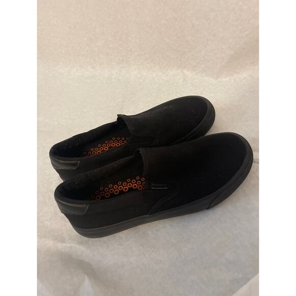 Lugz Clipper Classic Slip On Men's 7 Women's 9 Black Slip Resistant Sneaker - Picture 8 of 10